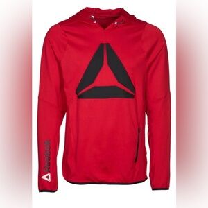 Reebok ‘PlayDry’ red Hoodie size Medium